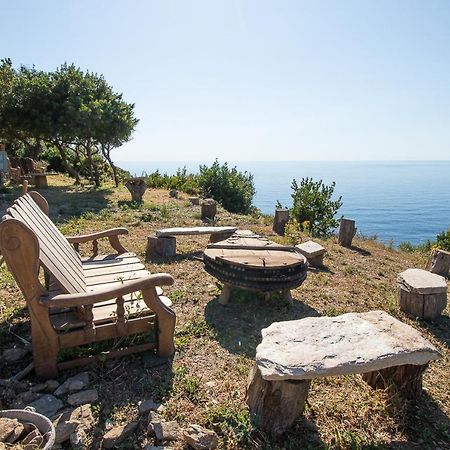 Coin De Paradis Vue Dominante Sur Mer, Montagne Et Tour Genoise Avec Jacuzzi Pino Eksteriør billede