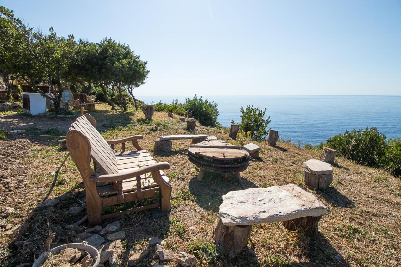 Coin De Paradis Vue Dominante Sur Mer, Montagne Et Tour Genoise Avec Jacuzzi Pino Eksteriør billede